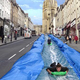 Illustration for article titled Would You Go For A Ride On This Massive Slip n Slide On A City Street?